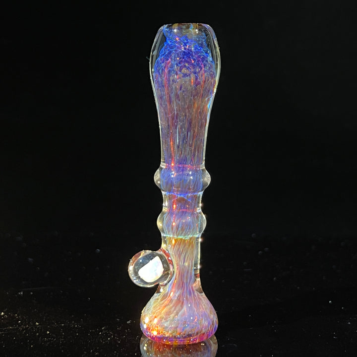 Purple Magic Opal Chillum Glass Pipe Beezy Glass   