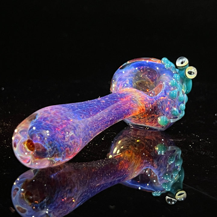 Purple Magic Frog Spoon Glass Pipe Beezy Glass   