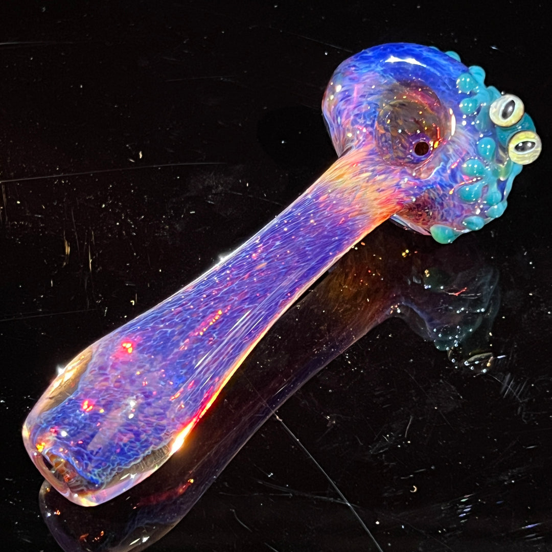 Purple Magic Frog Spoon Glass Pipe Beezy Glass   