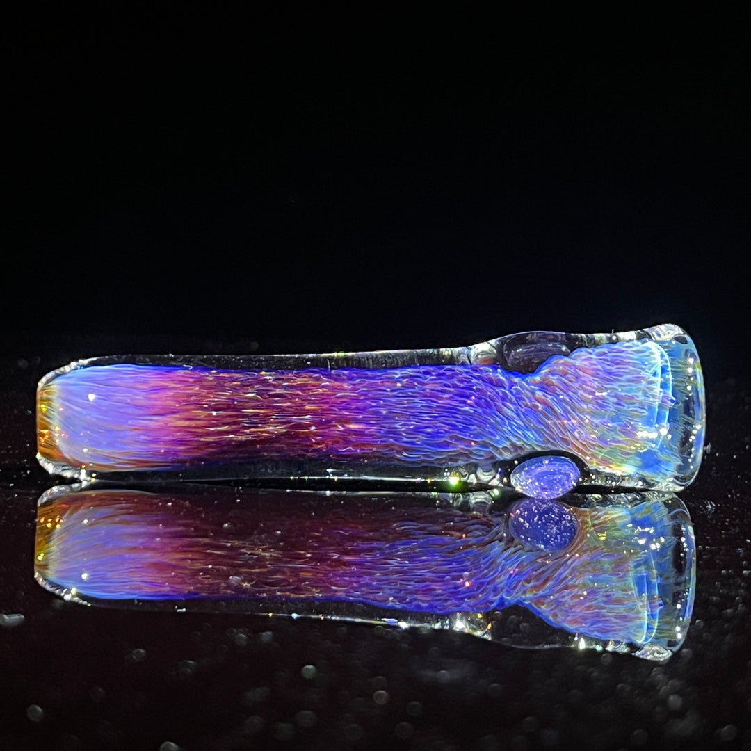 Thick Purple Chillum Glass Pipe Chuck Glass