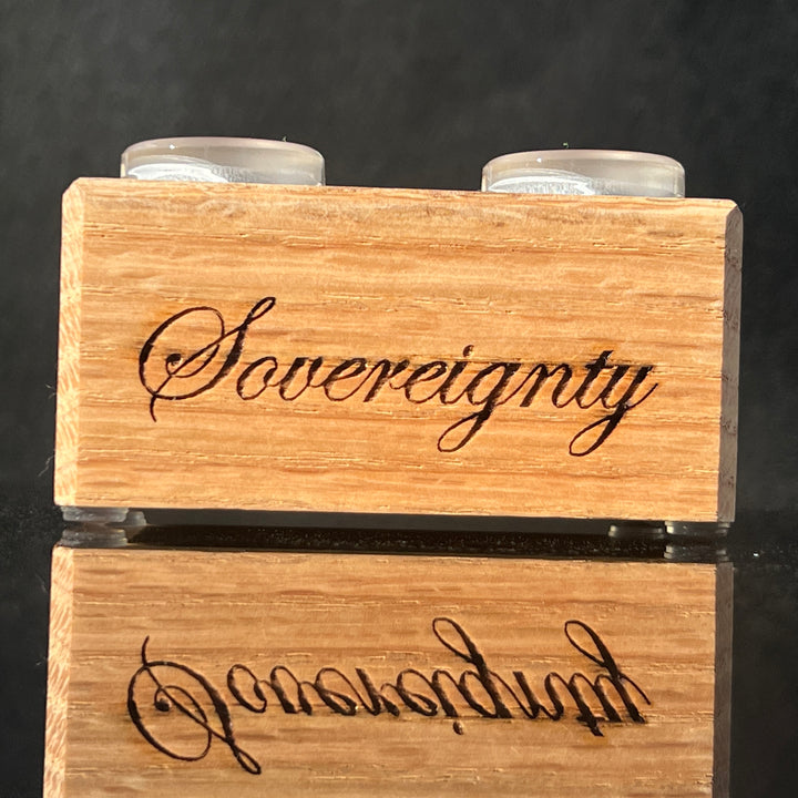 Sovereignty Glass Double Hole Pullslide Stand Accessory Sovereignty Glass