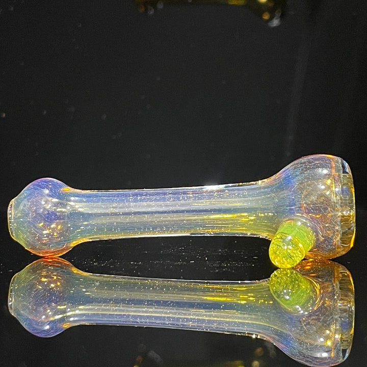 Frit Pocket Chillum Glass Pipe T-Bag Glass   