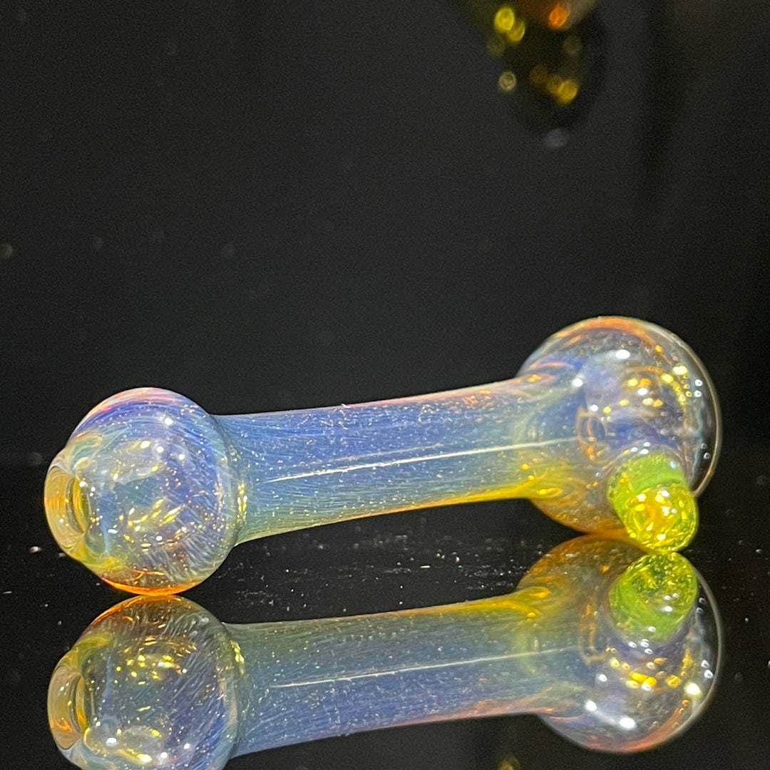 Frit Pocket Chillum Glass Pipe T-Bag Glass   