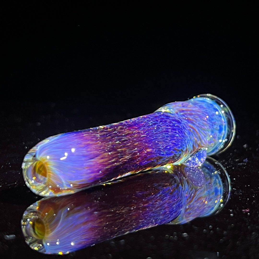 Thick Purple Chillum Glass Pipe Chuck Glass