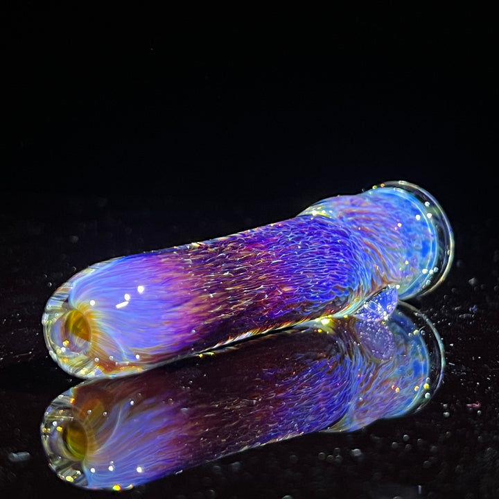 Thick Purple Chillum Glass Pipe Chuck Glass