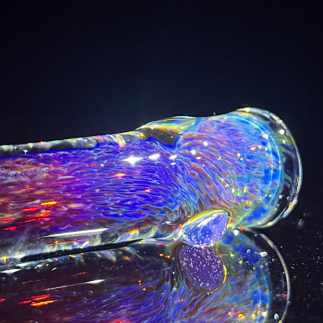 Thick Purple Chillum Glass Pipe Chuck Glass