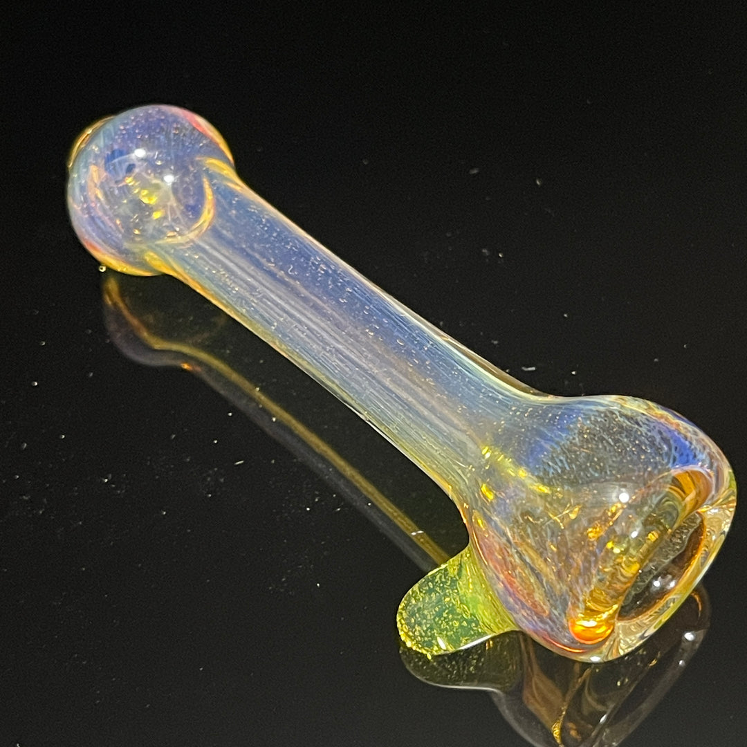 Frit Pocket Chillum Glass Pipe T-Bag Glass   