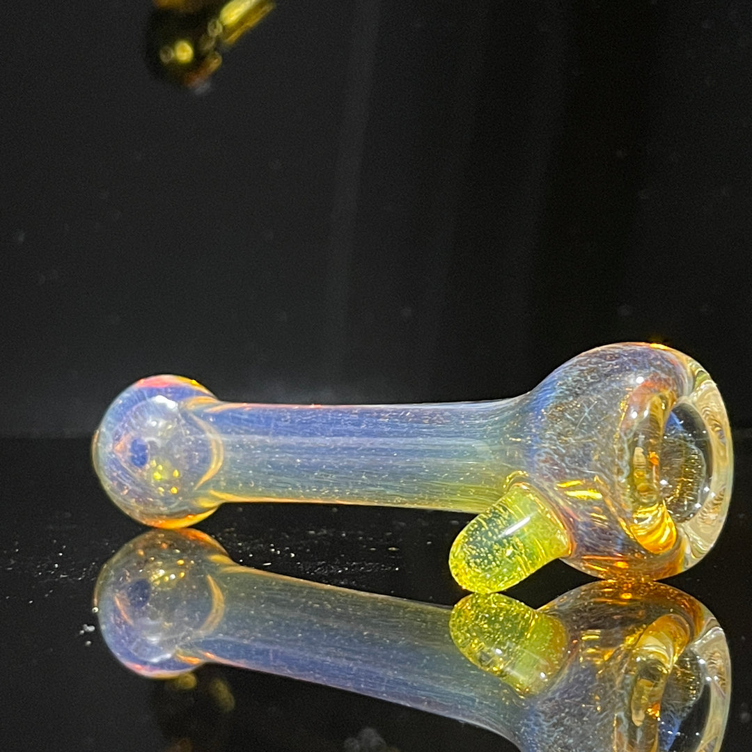 Frit Pocket Chillum Glass Pipe T-Bag Glass   