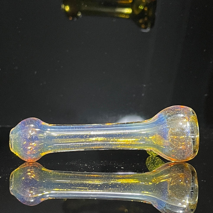 Frit Pocket Chillum Glass Pipe T-Bag Glass   