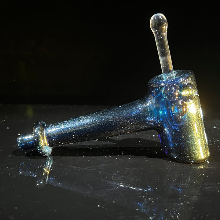 Blue Stardust Hash Hammer Glass Pipe KOP Glass   