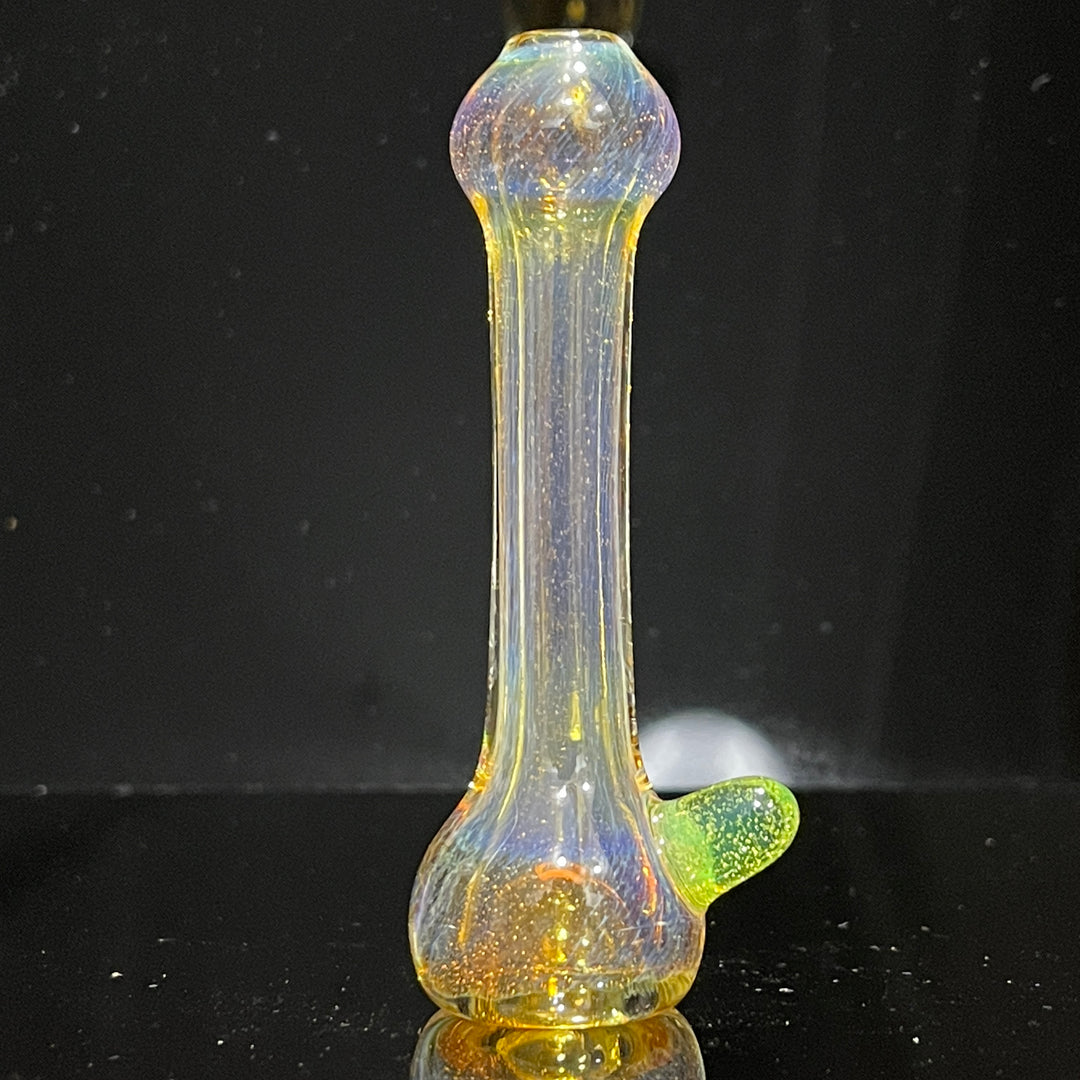 Frit Pocket Chillum Glass Pipe T-Bag Glass   