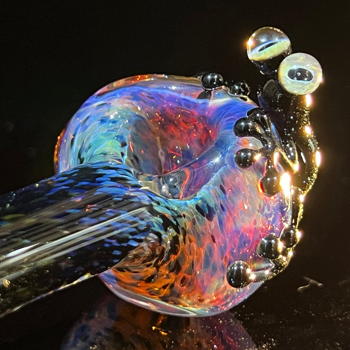 Purple Magic Frog Spoon Glass Pipe Beezy Glass   