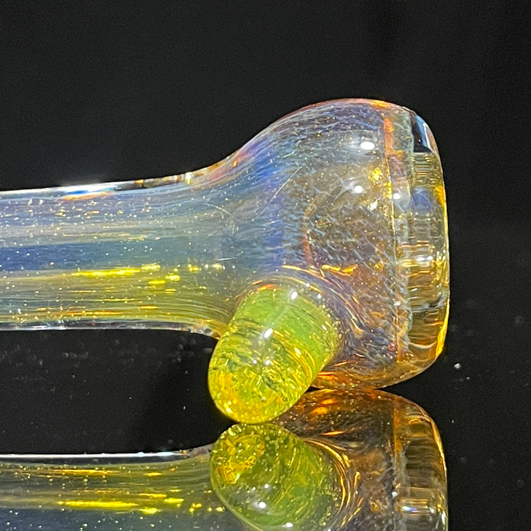 Frit Pocket Chillum Glass Pipe T-Bag Glass   