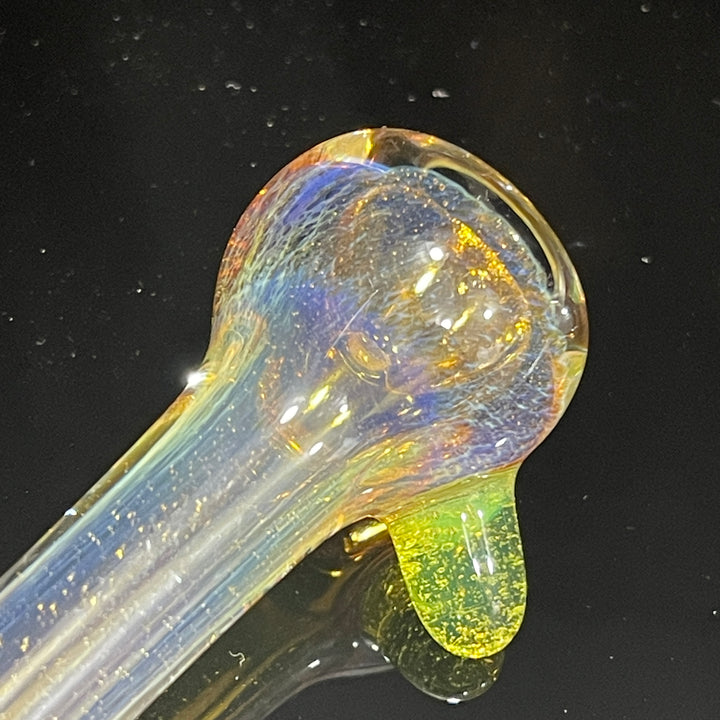 Frit Pocket Chillum Glass Pipe T-Bag Glass   