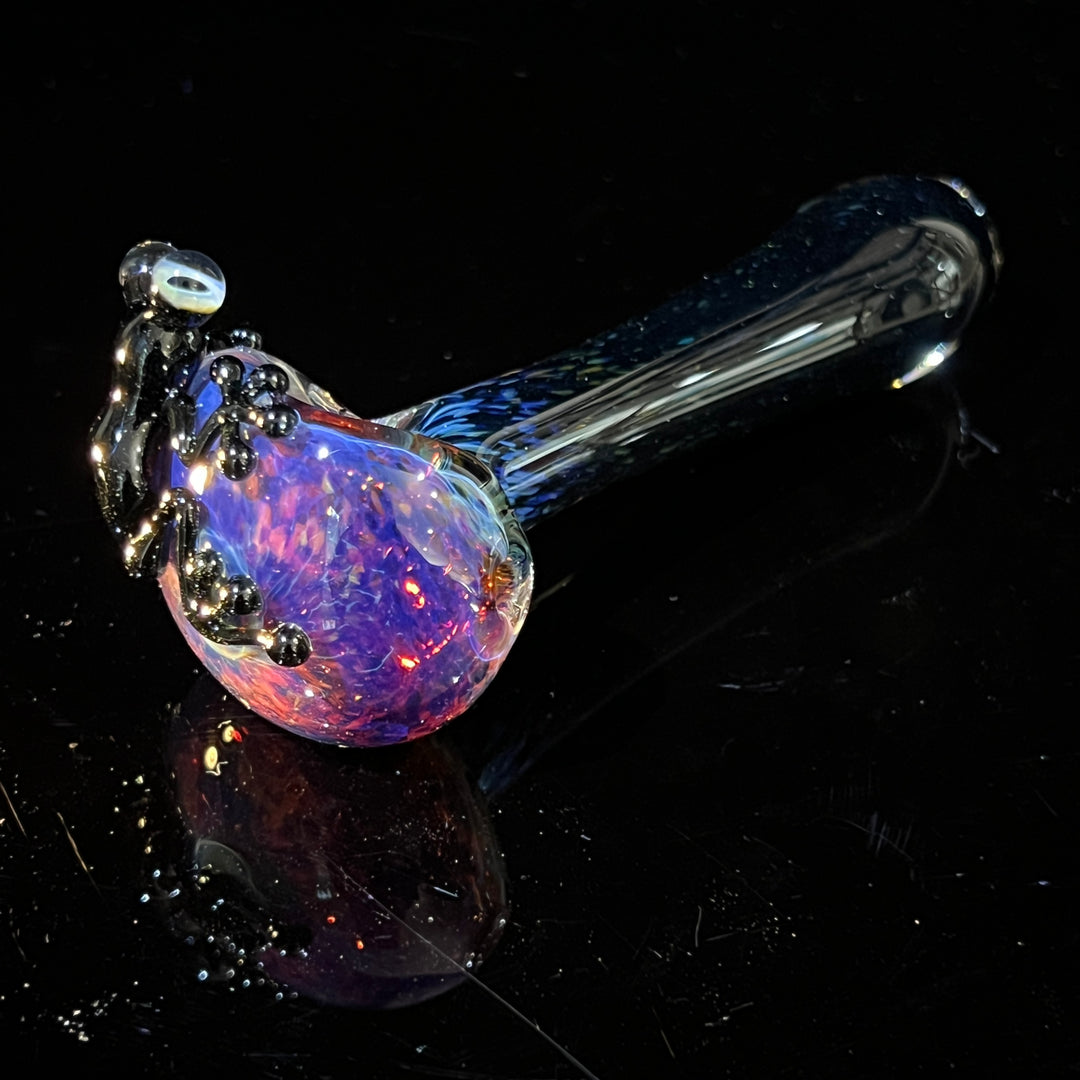 Purple Magic Frog Spoon Glass Pipe Beezy Glass   