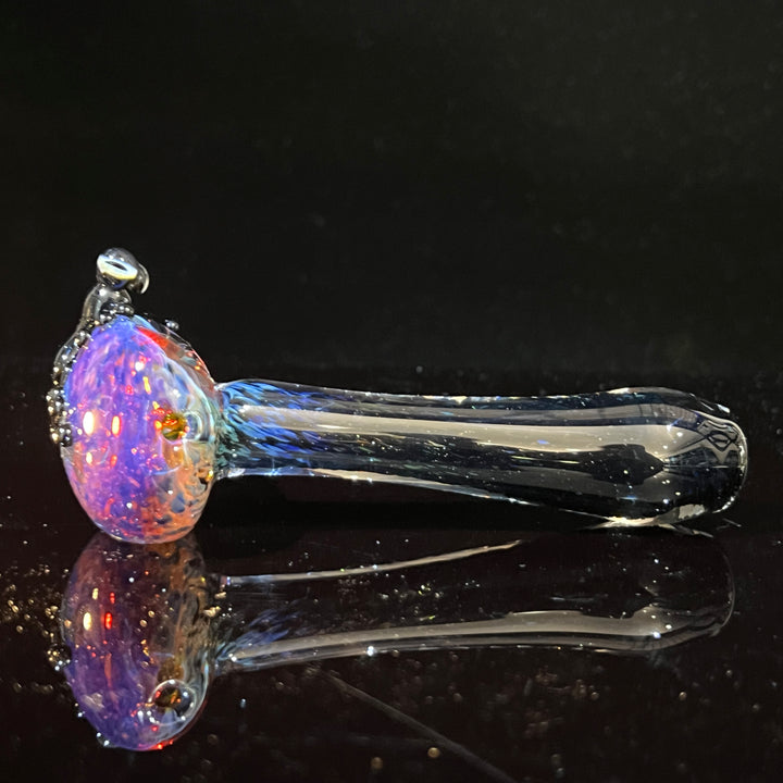 Purple Magic Frog Spoon Glass Pipe Beezy Glass   