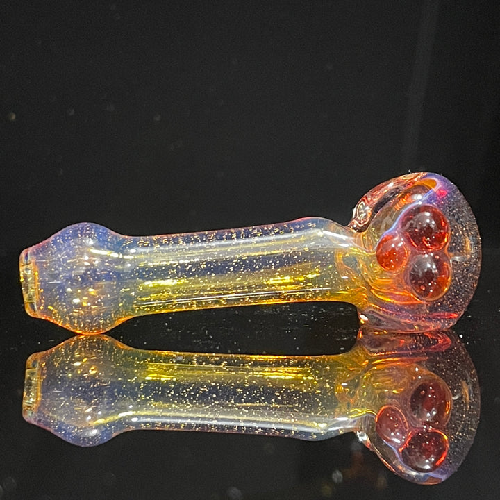 Frit Pocket Spoon Glass Pipe T-Bag Glass   