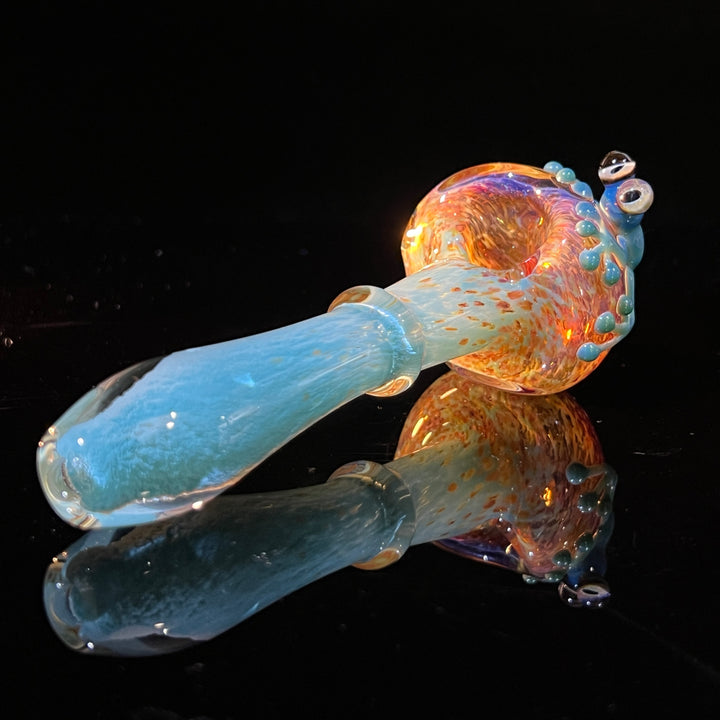 Frozen Explosion Frog Spoon Glass Pipe Beezy Glass   