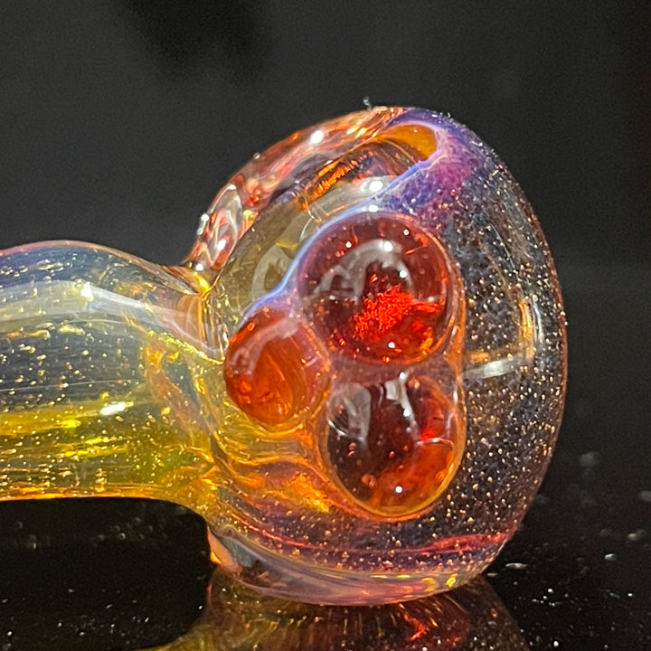 Frit Pocket Spoon Glass Pipe T-Bag Glass   