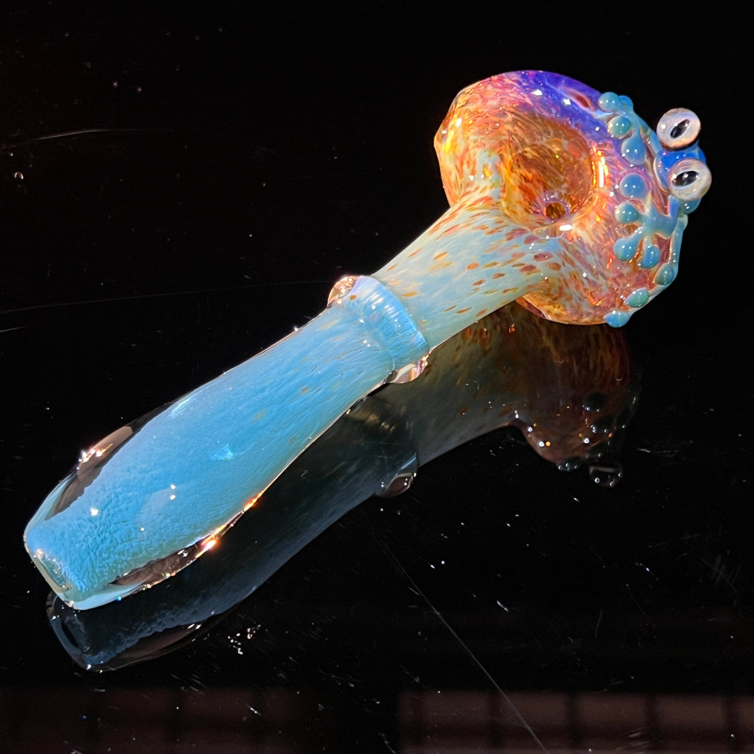 Frozen Explosion Frog Spoon Glass Pipe Beezy Glass   