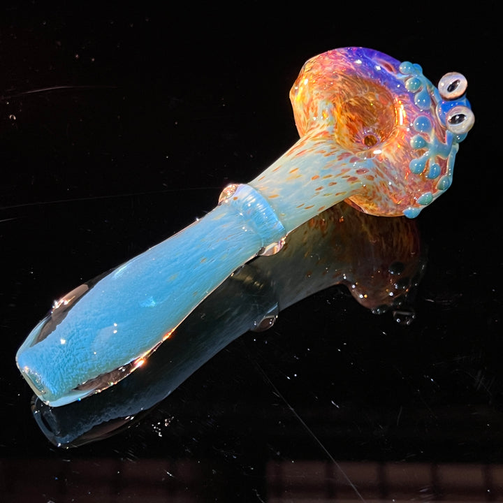 Frozen Explosion Frog Spoon Glass Pipe Beezy Glass   