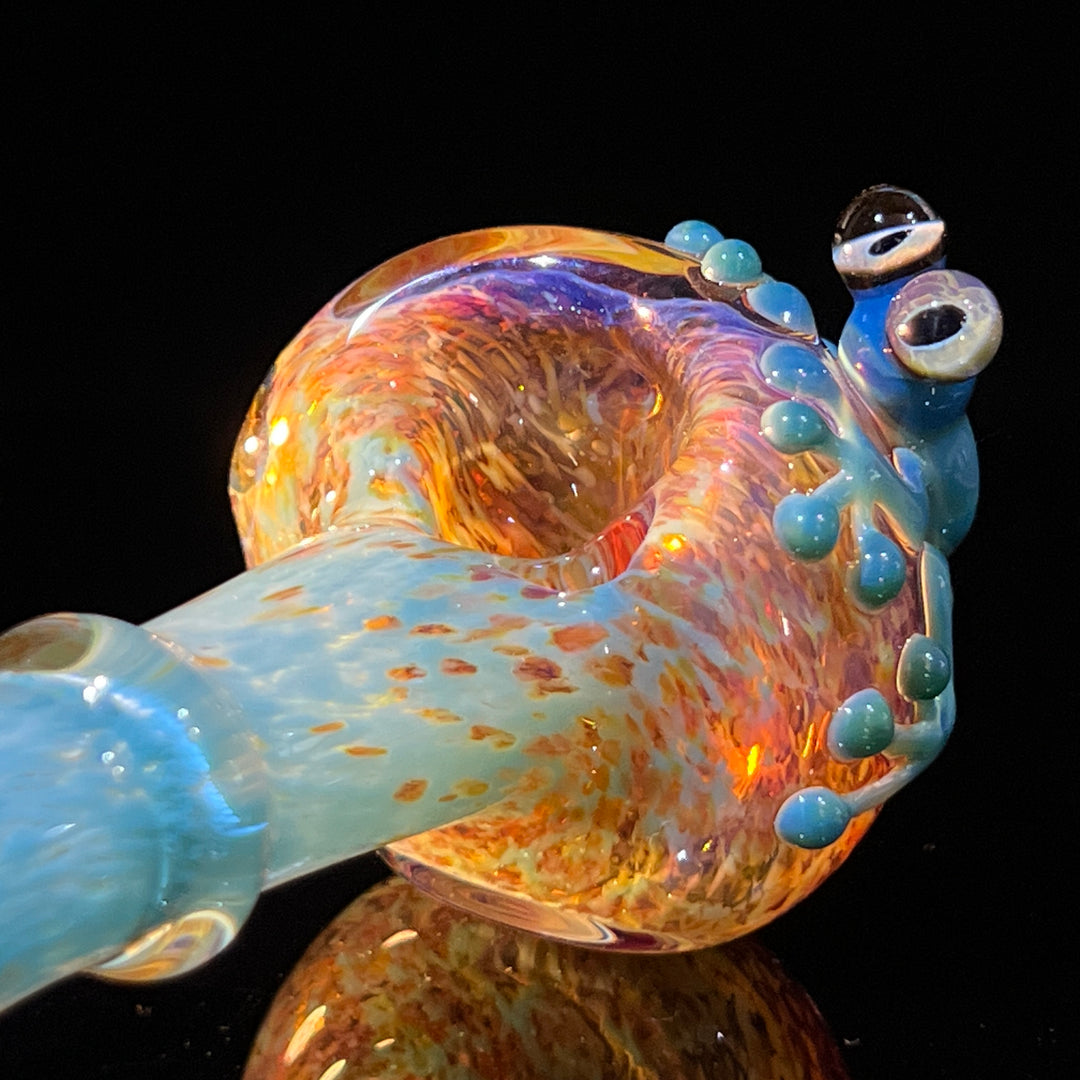 Frozen Explosion Frog Spoon Glass Pipe Beezy Glass   