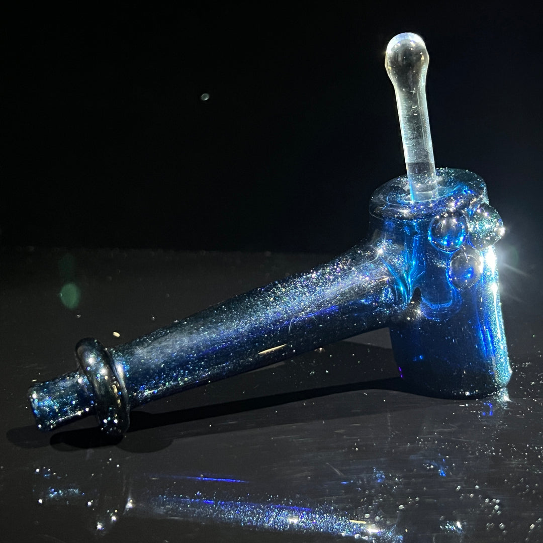 Blue Stardust Hash Hammer Glass Pipe KOP Glass   