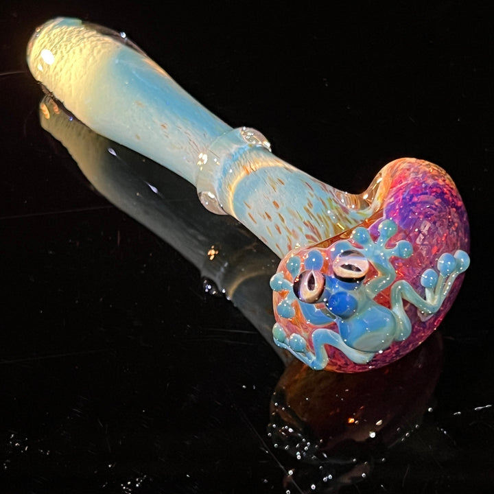 Frozen Explosion Frog Spoon Glass Pipe Beezy Glass   