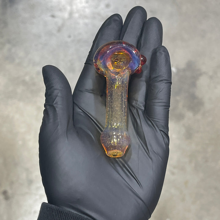 Frit Pocket Spoon Glass Pipe T-Bag Glass   