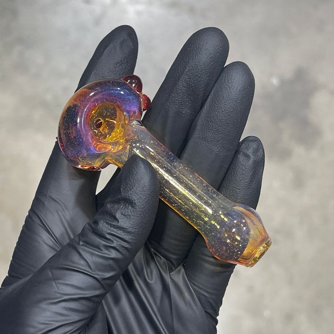 Frit Pocket Spoon Glass Pipe T-Bag Glass   