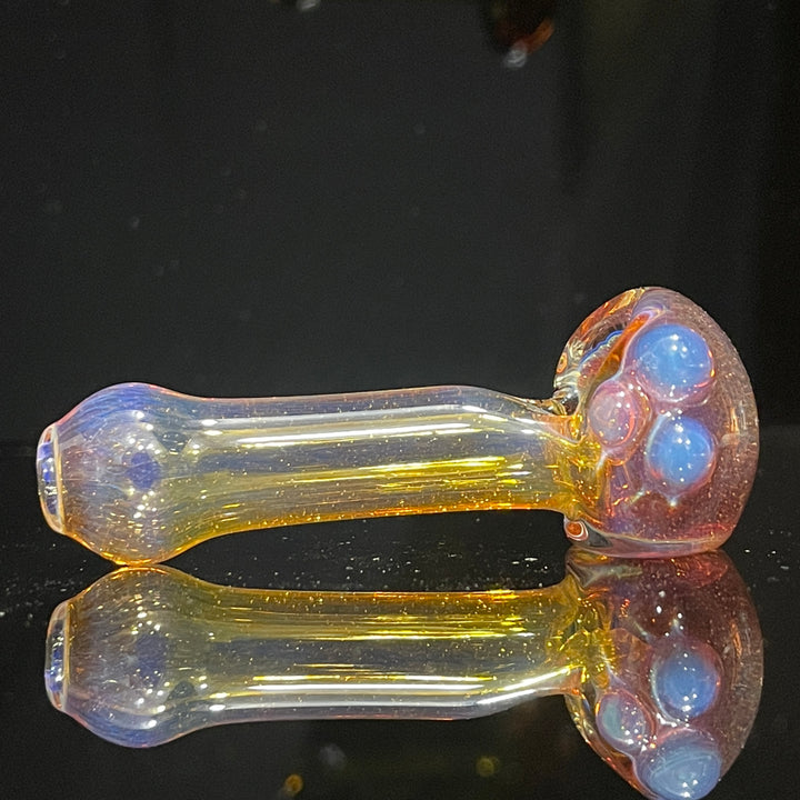 Frit Pocket Spoon Glass Pipe T-Bag Glass   