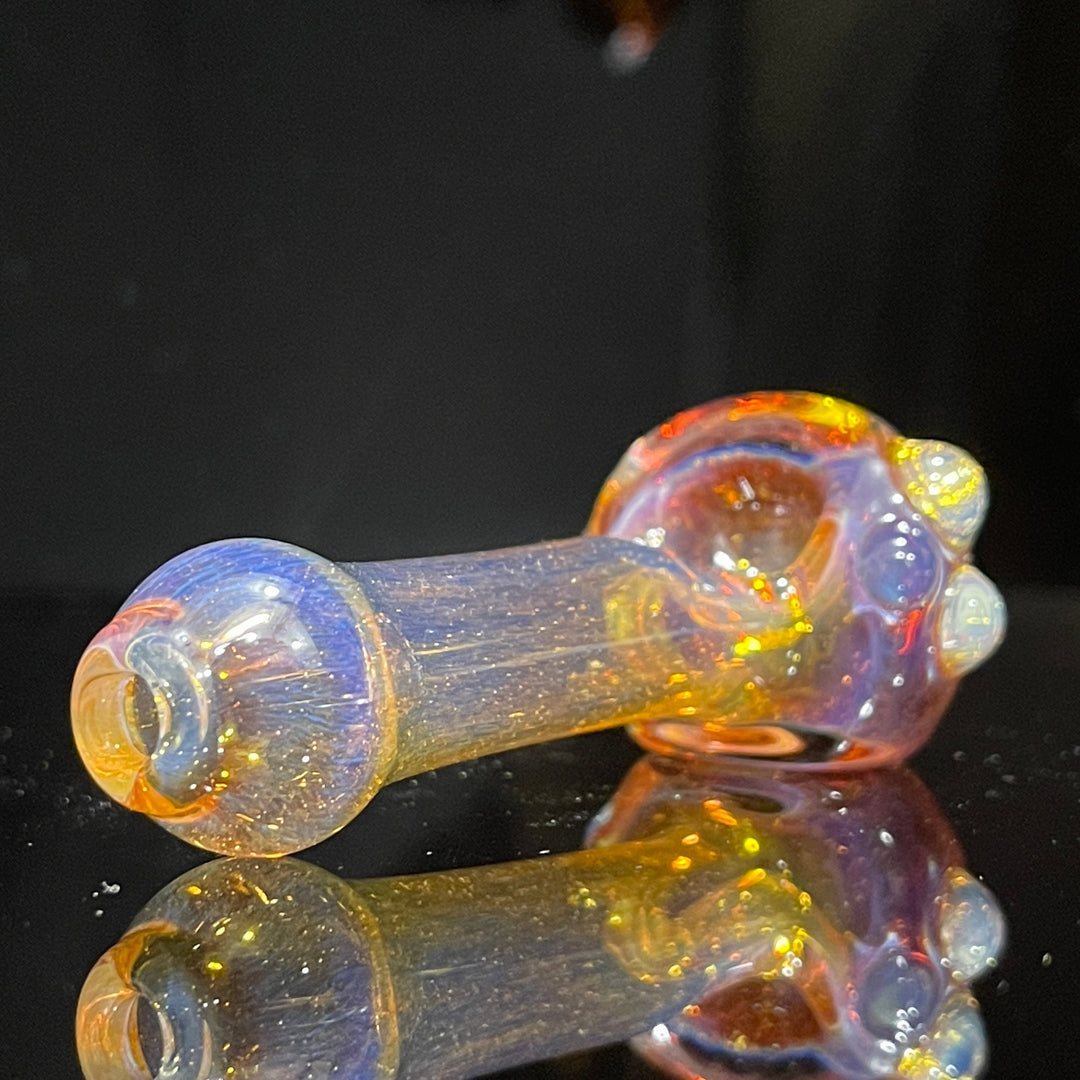 Frit Pocket Spoon Glass Pipe T-Bag Glass   