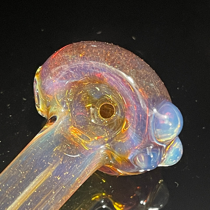 Frit Pocket Spoon Glass Pipe T-Bag Glass   