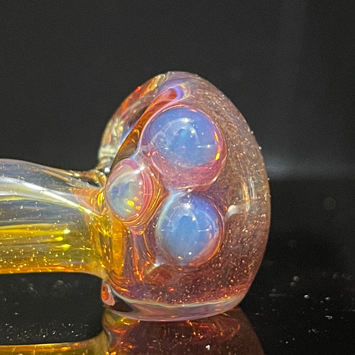 Frit Pocket Spoon Glass Pipe T-Bag Glass   