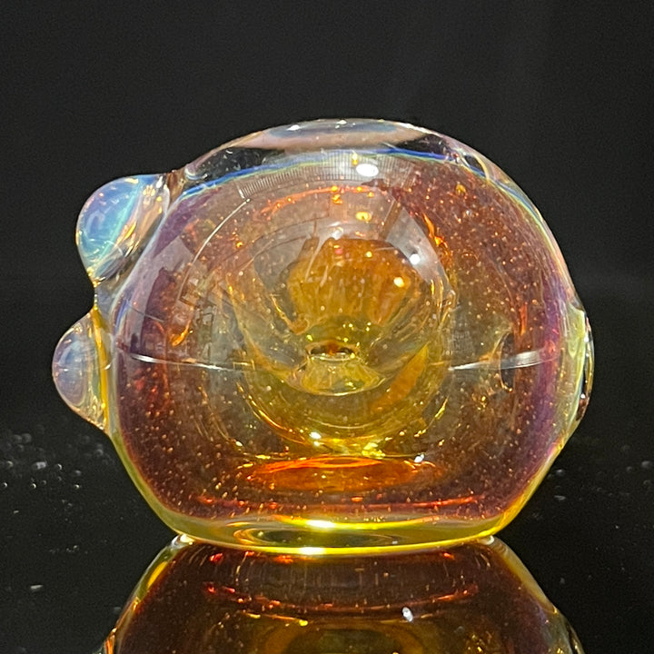 Frit Pocket Spoon Glass Pipe T-Bag Glass   