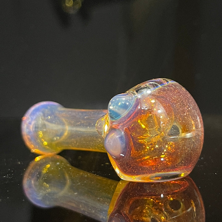 Frit Pocket Spoon Glass Pipe T-Bag Glass   