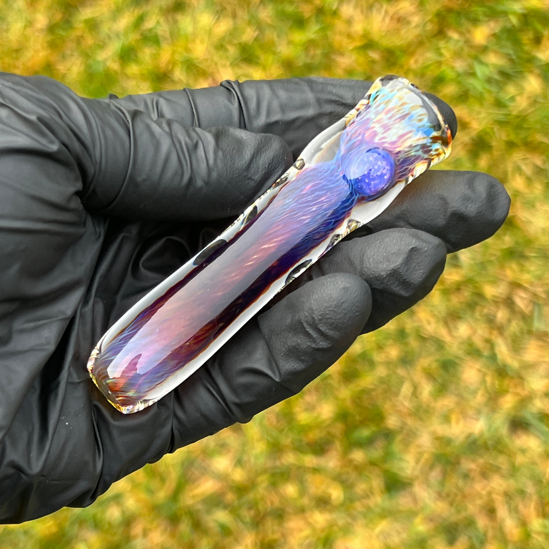 Thick Purple Pipe & Chillum Combo Glass Pipe Chuck Glass