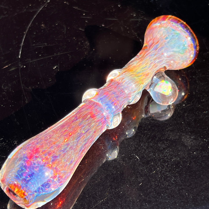 Purple Magic Opal Chillum Glass Pipe Beezy Glass   