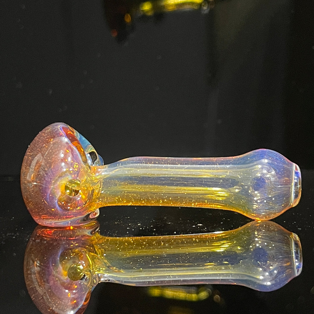 Frit Pocket Spoon Glass Pipe T-Bag Glass   