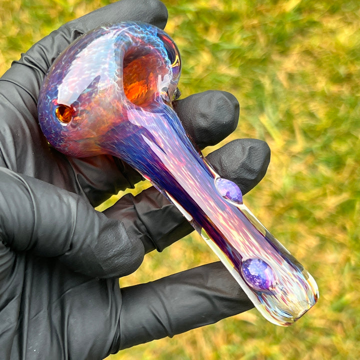 Thick Purple Pipe & Chillum Combo Glass Pipe Chuck Glass