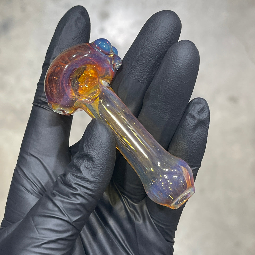 Frit Pocket Spoon Glass Pipe T-Bag Glass   