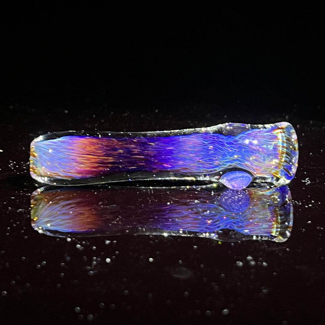 Thick Purple Chillum Glass Pipe Chuck Glass