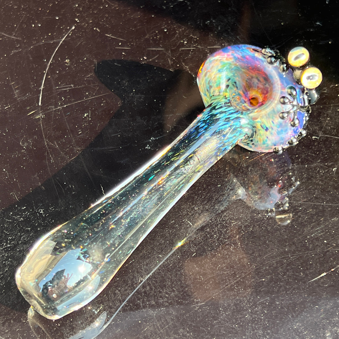 Purple Magic Frog Spoon Glass Pipe Beezy Glass   