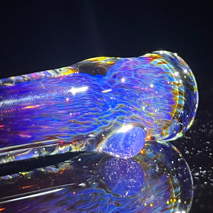 Thick Purple Chillum Glass Pipe Chuck Glass