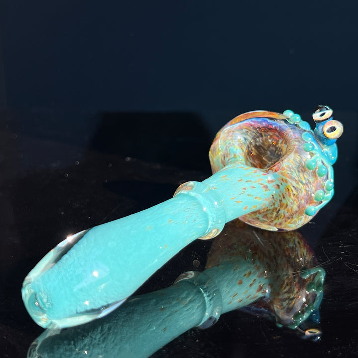 Frozen Explosion Frog Spoon Glass Pipe Beezy Glass   