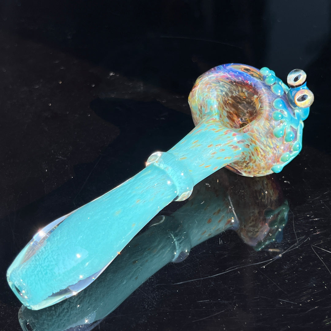 Frozen Explosion Frog Spoon Glass Pipe Beezy Glass   