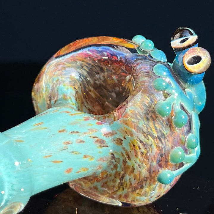 Frozen Explosion Frog Spoon Glass Pipe Beezy Glass   