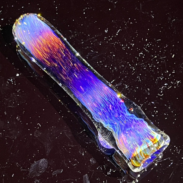 Thick Purple Chillum Glass Pipe Chuck Glass