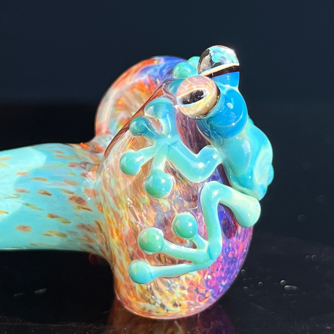 Frozen Explosion Frog Spoon Glass Pipe Beezy Glass   