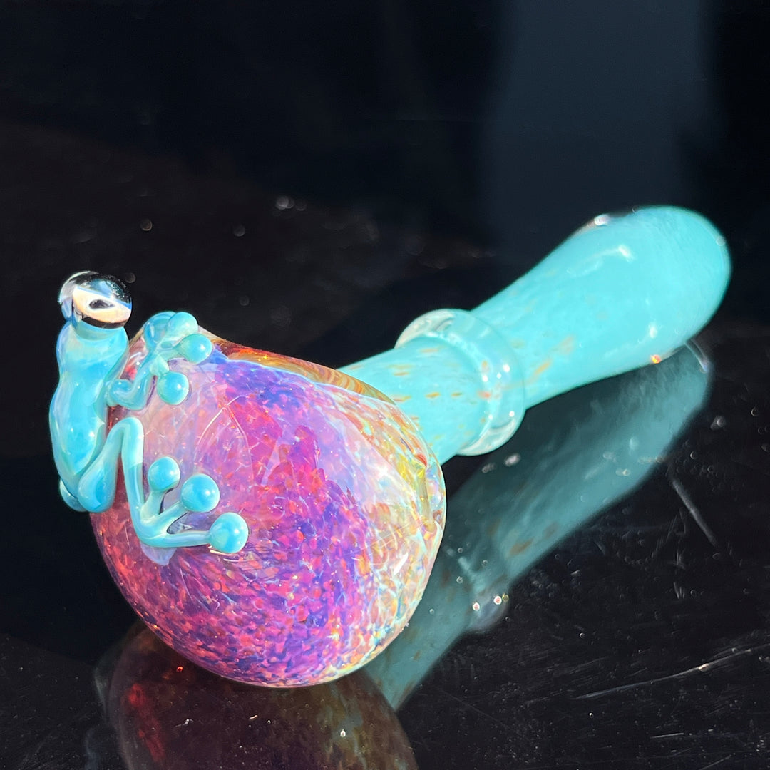 Frozen Explosion Frog Spoon Glass Pipe Beezy Glass   